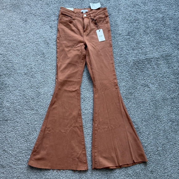 Forever 21 Denim - Forever 21 Premium Brown Flare Jeans
